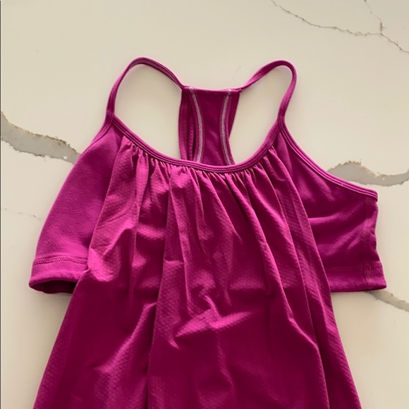 Lululemon No Limit Tank size 6 magenta - Picture 2 of 5